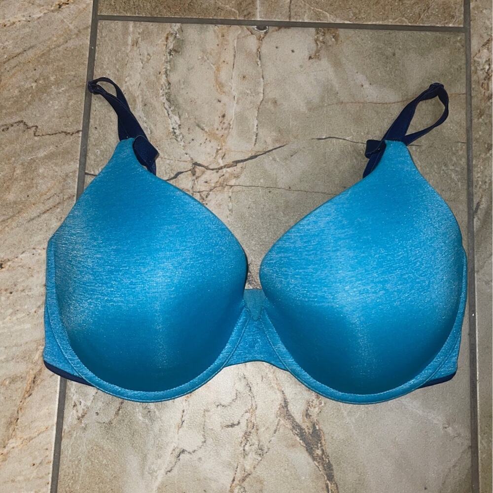 Victoria’s Secret Blue Uplift Semi Demi Bra 32DDD
